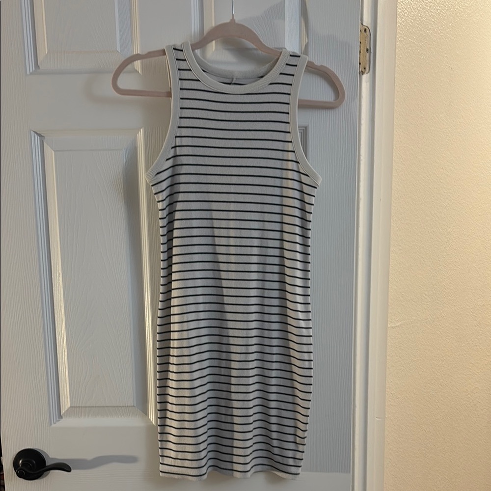 Striped Sleeveless Dress